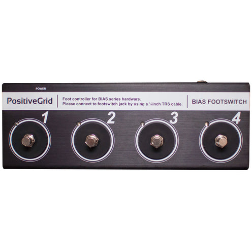 Positive Grid Bias Hardware Amps and Processor Footswitch, 4 Buttons (B-Stock)