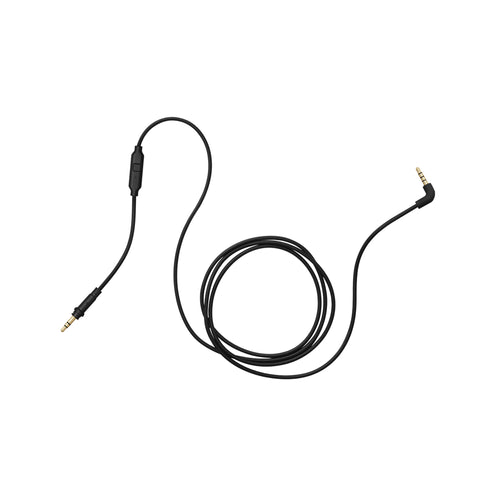 AIAIAI C01 Straight 1.2m Cable w/Button and Inline Microphone, Black
