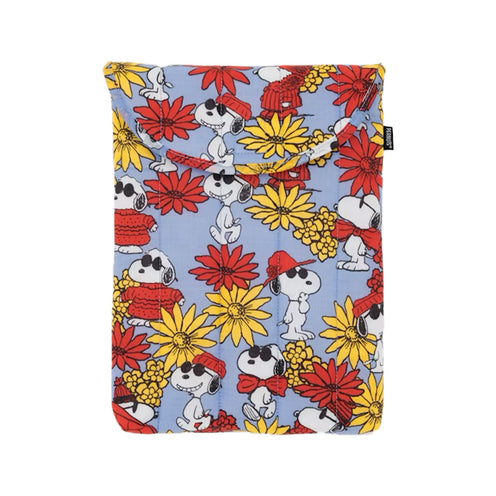 Baggu Puffy 13/14 inch Laptop Sleeve, Floral Snoopy