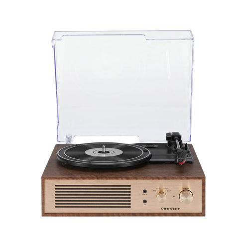 Crosley Miles Record Player, Walnut