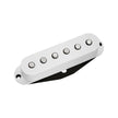 DiMarzio DP175W True Velvet Single Coil Guitar Pickup, Neck, White