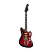 Fender Gold Foil Jazzmaster Electric Guitar, Ebony FB, Candy Apple Burst