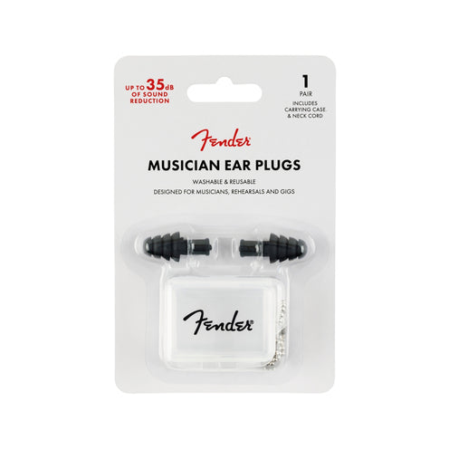 Fender Musician Series Black Ear Protection Plugs