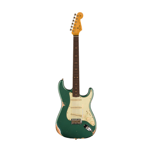 Fender Custom Shop LTD 1964 L-Series Stratocaster Heavy Relic, Aged Sherwood Green Metallic