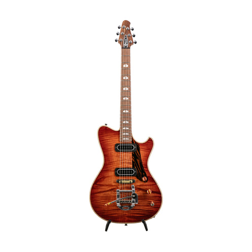 Powers Electric A-Type Select PF42 Camtail Electric Guitar, Cosmo Orange