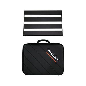 MONO Pedalboard Rail Small, Black and Stealth Club Accessory Case, Black