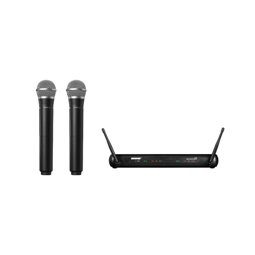 Shure SVX288A/PG28-M19 2-CH Wireless Vocal System with PG28 Handheld Vocal Microphone