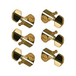 Taylor Acoustic Guitar Tuners, 1:18, 6-String, Polished Gold