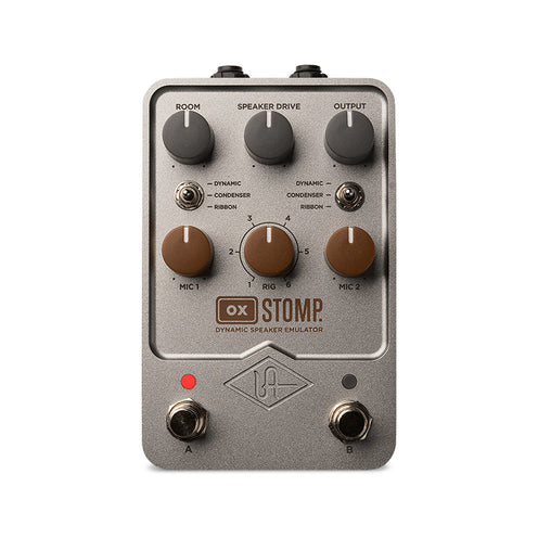 Universal Audio UAFX OX Stomp Dynamic Speaker Emulator Stereo Pedal
