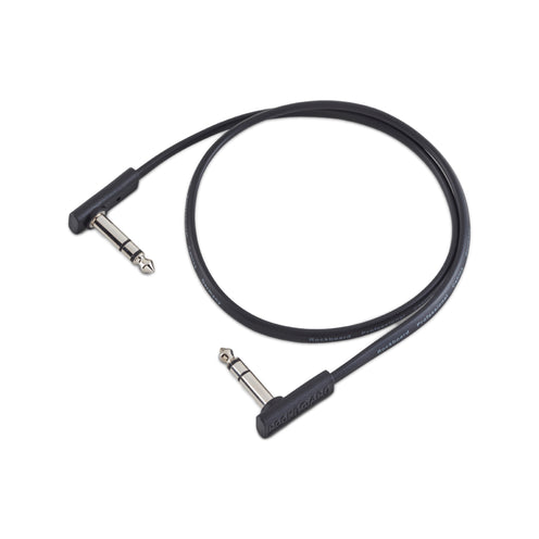 RockBoard by Warwick Flat TRS Cable, 60 cm, Black