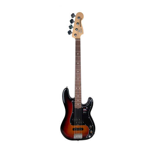 Fender American Performer Precision Bass Guitar, Rosewood FB, 3-Tone Sunburst, US2203XXXX