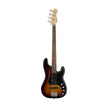 Fender American Elite Precision Bass Guitar, Ebony FB, 3-Tone Sunburst