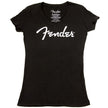 Fender Distressed Ladies T-Shirt, Black
