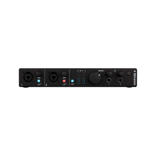 Arturia MiniFuse 4 USB-C Audio Interface, Black