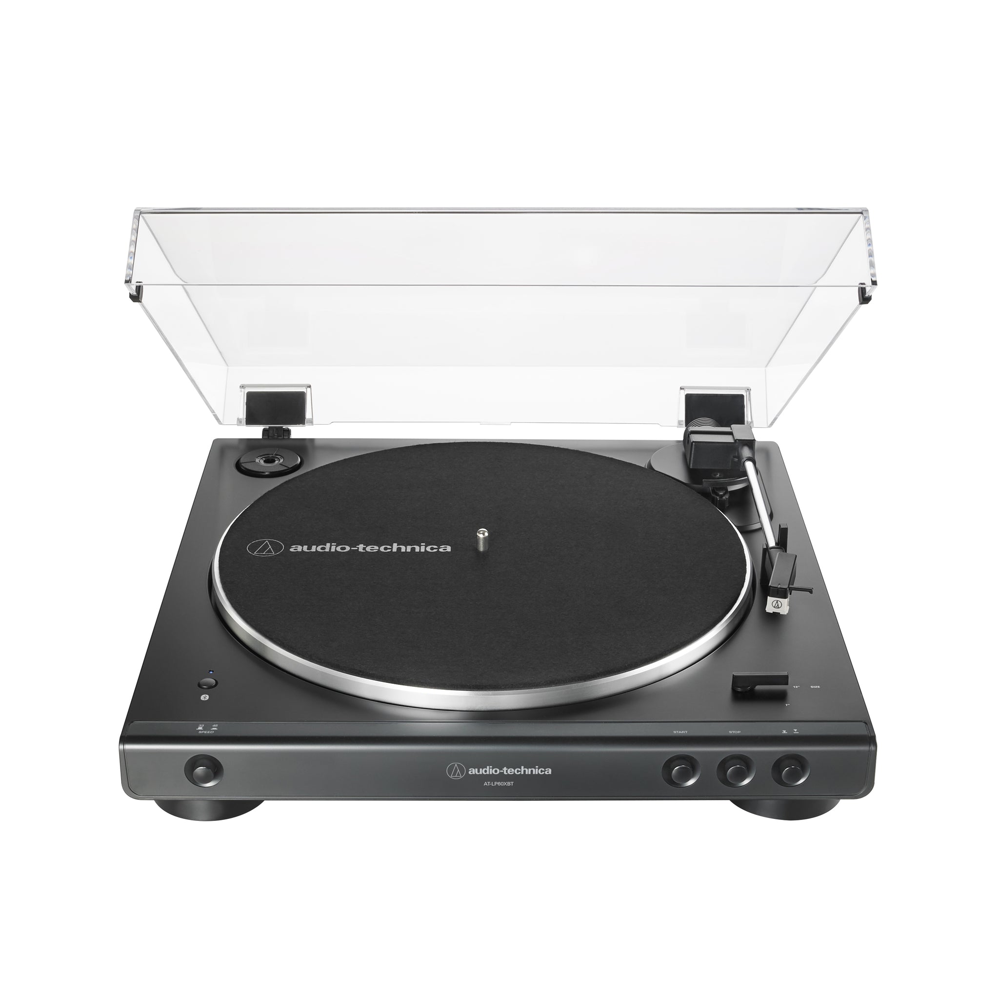 Audio-Technica AT-LP60XBT Fully Automatic Wireless Belt-Drive Turntable, Black