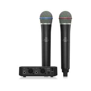 Behringer ULM302MIC Wireless Dual Handheld Microphone System