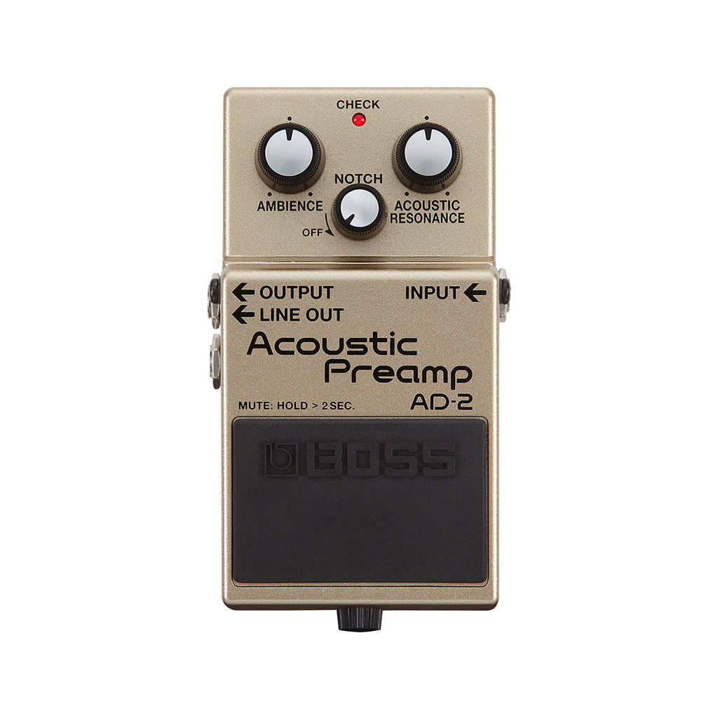 BOSS AD-2 Acoustic Preamp Guitar Effects Pedal