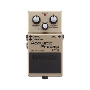 BOSS AD-2 Acoustic Preamp Guitar Effects Pedal