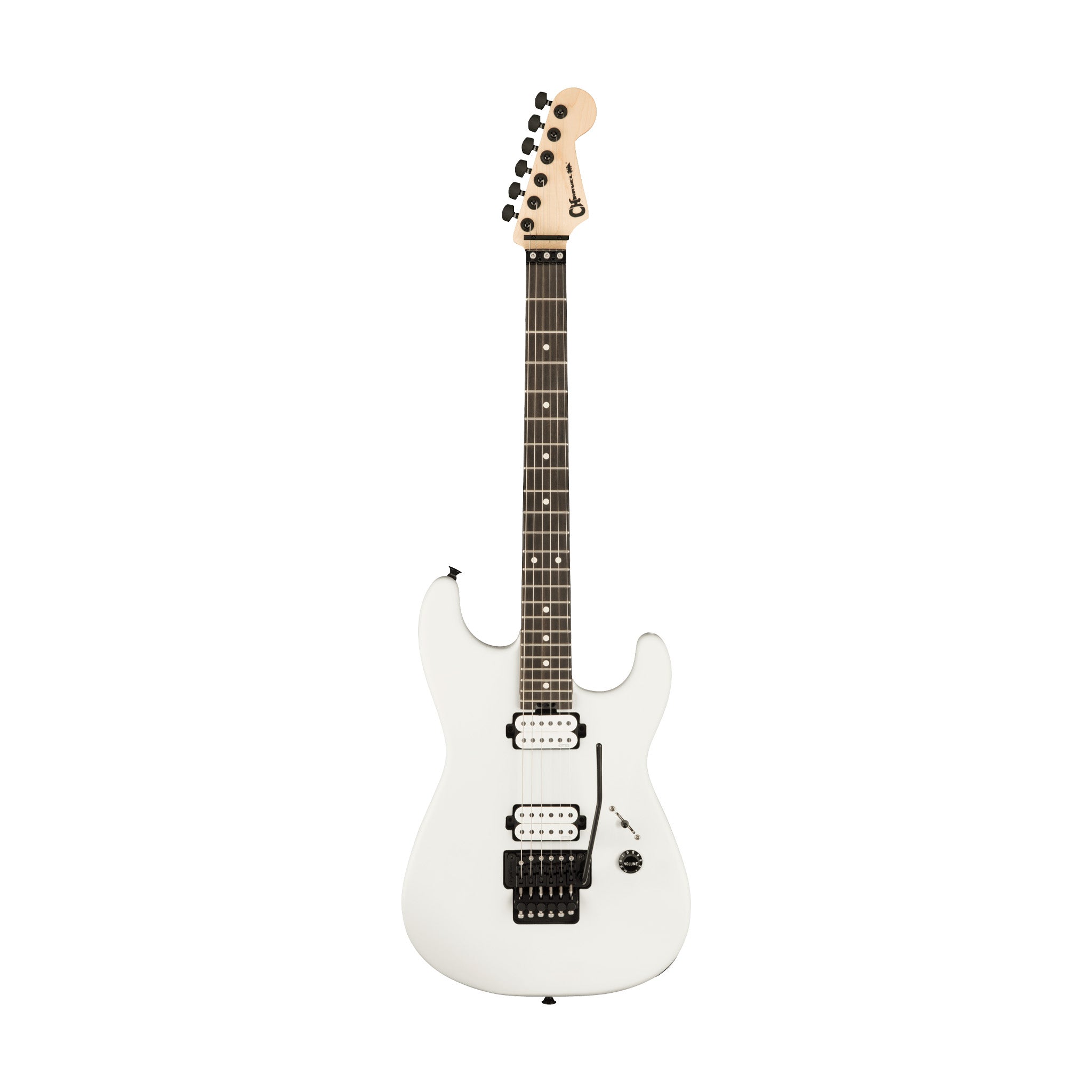 Charvel Jim Root Signature Pro-Mod San Dimas Style 1 HH Floyd Rose Electric Guitar, Satin White
