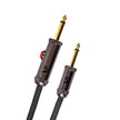 D'Addario PW-AGL-15 Circuit Breaker Latching Instrument Cable, Straight, 15ft