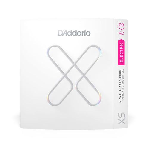 D'Addario XSE0942 Nickel-plated Steel Coated Electric Guitar Strings, Super Light, 9-42