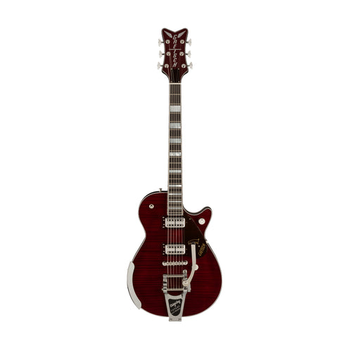Gretsch G6134TFM-NH Nigel Hendroff Signature Penguin Electric Guitar, Dark Cherry Metallic Flame