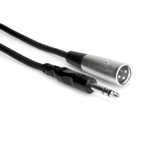 Hosa STX-103M Balanced Interconnect, 1/4 in TRS to XLR3M, 3 ft