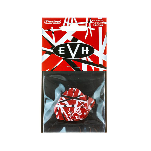 Jim Dunlop EVHP02 EVH Frankenstein Guitar Pick, 6-Pack