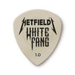 Jim Dunlop PH122P1.0 Hetfield's White Fang Custom Flow Guitar Pick, 6-Pick Players Pack