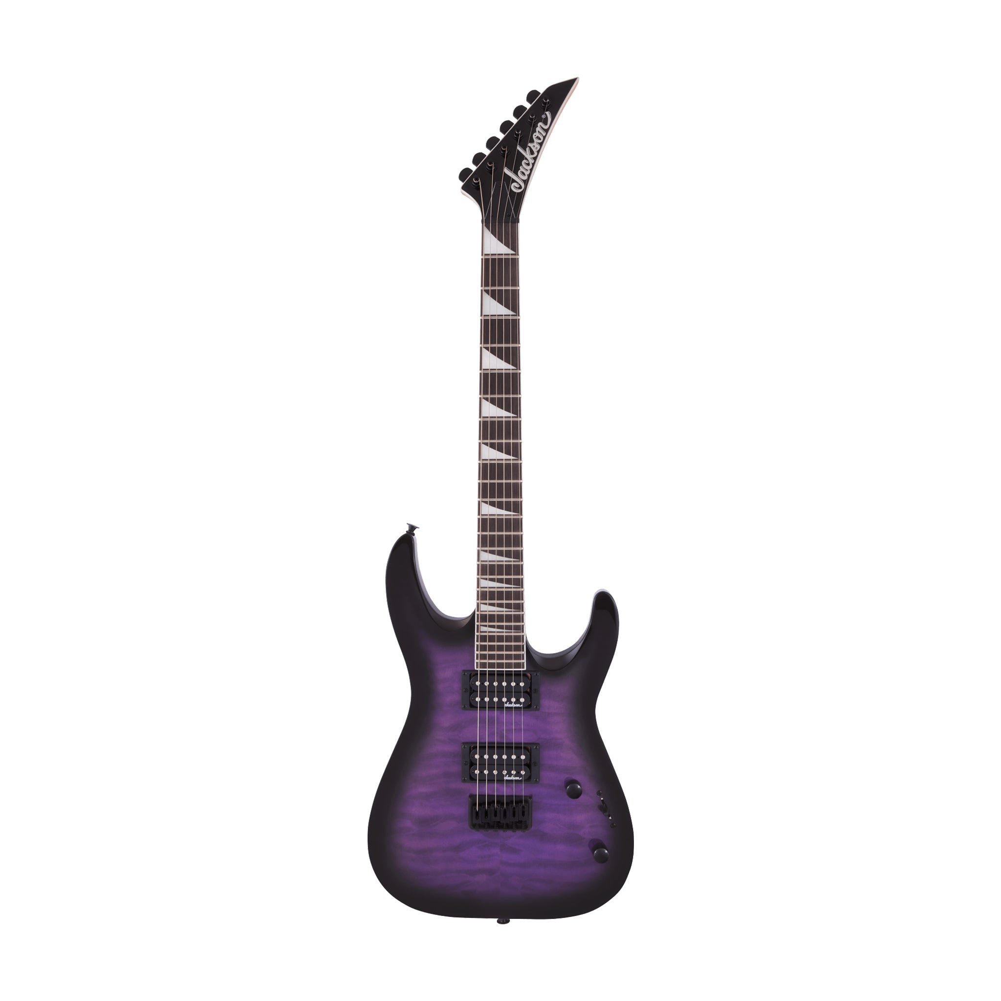 Jackson JS Series Dinky Arch Top JS32Q DKA HT Electric Guitar, Amaranth FB, Transparent Purple Burst