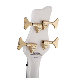 Jackson X Series Spectra SBXM 4-String Bass Guitar, Maple FB, Snow White