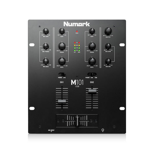 Numark M101 USB Black 2-Channel DJ Mixer