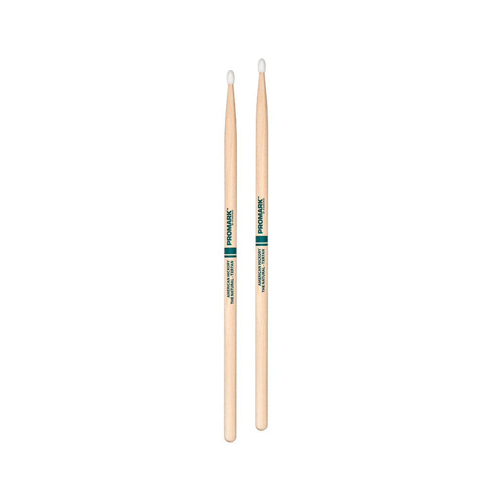 Promark TXR7AN Hickory 7A The Natural Nylon Tip Drumstick