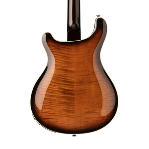 PRS SE Hollowbody II Piezo Electric Guitar w/Case, Black Gold Burst