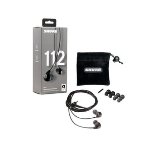Shure SE112 Sound Isolating Earphones, Gray