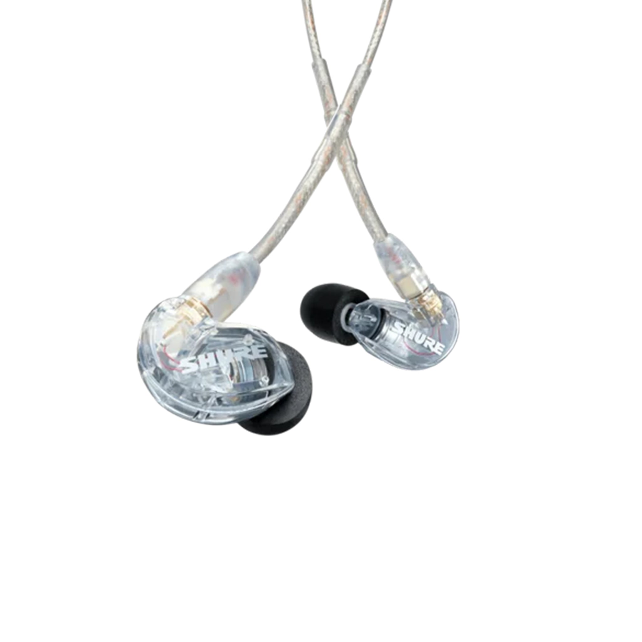 Shure SE215 Sound Isolating Earphones, Clear