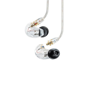 Shure SE215 Sound Isolating Earphones, Clear