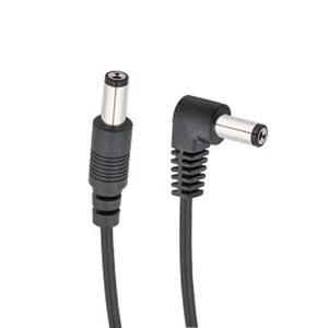 Voodoo Lab PPBAR-RS6 Standard Polarity Cable, 2.1mm Right-Angle to Straight, 6inch