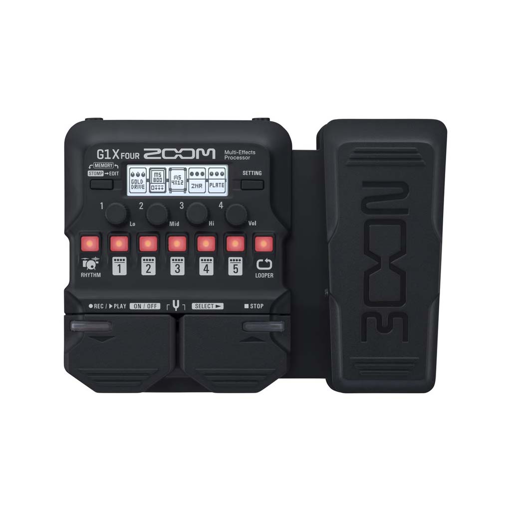 Zoom G1X FOUR Multi-Effects Processor with Expression Pedal