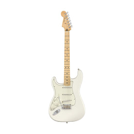 Fender Player Stratocaster Left-Handed Electric Guitar, Maple FB, Polar White