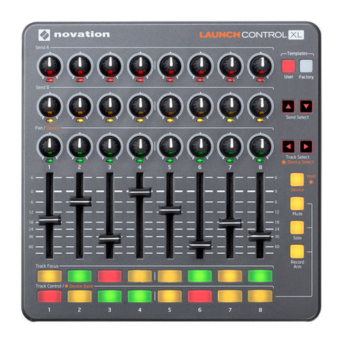 Novation Launch Control XL MIDI Controller With with 24 Knobs, 8x 60mm Faders (B-Stock)