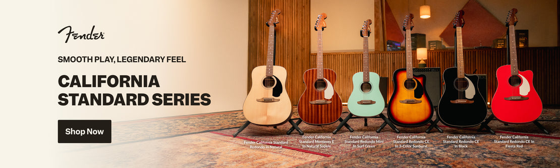Fender California Standard Acoustic | Swee Lee Malaysia