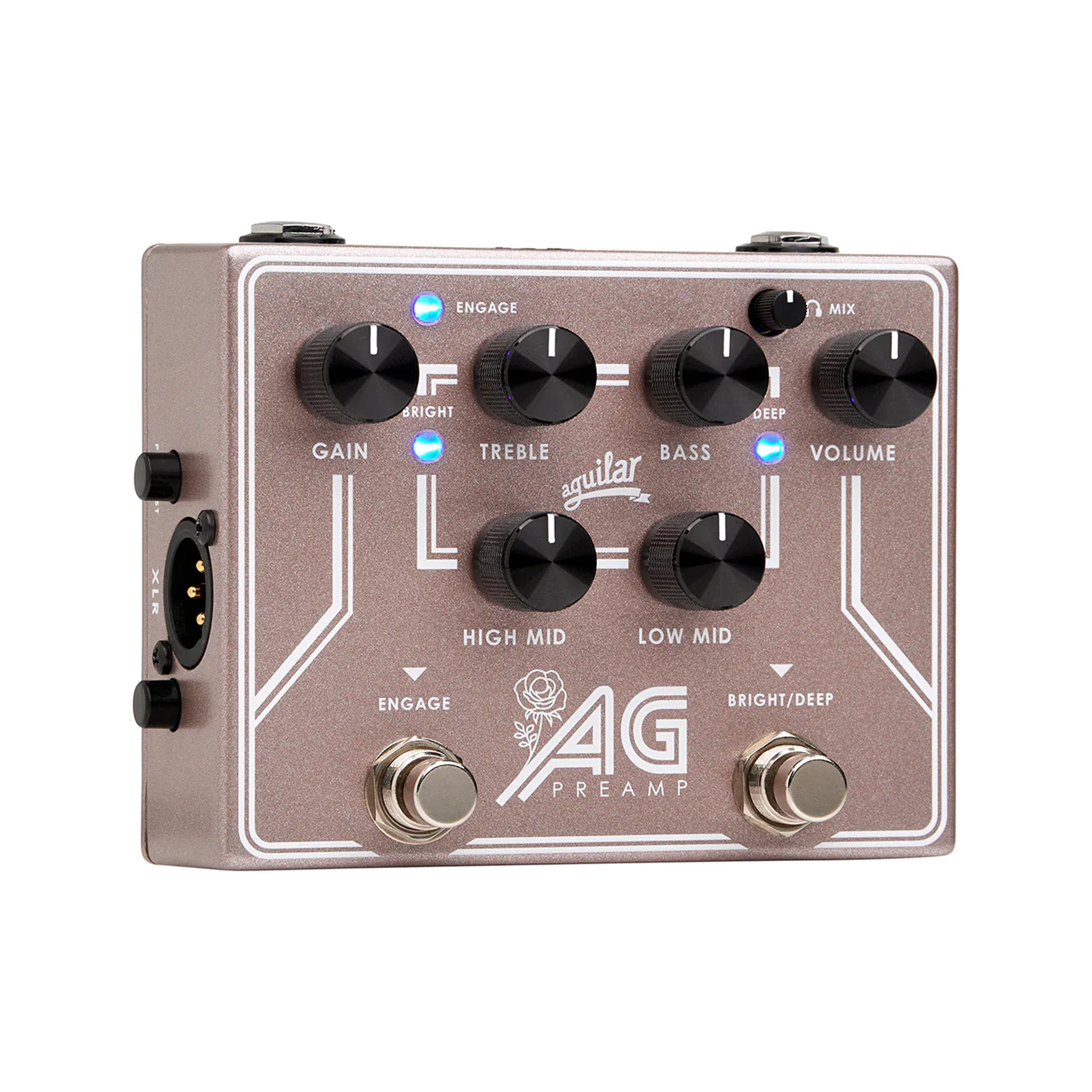 Aguilar AG Bass Preamp Pedal, Limited Edition Breast Cancer