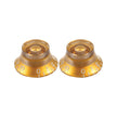 Allparts PK-0140-032 Gold Bell Knobs, Set of 2