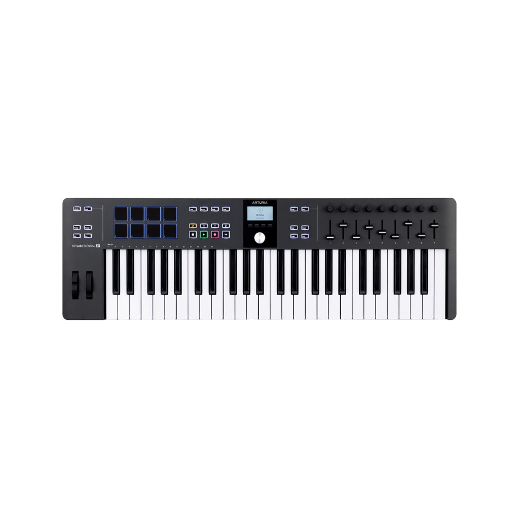 Arturia KeyLab Essential 49 Mk3 Keyboard Controller, Black