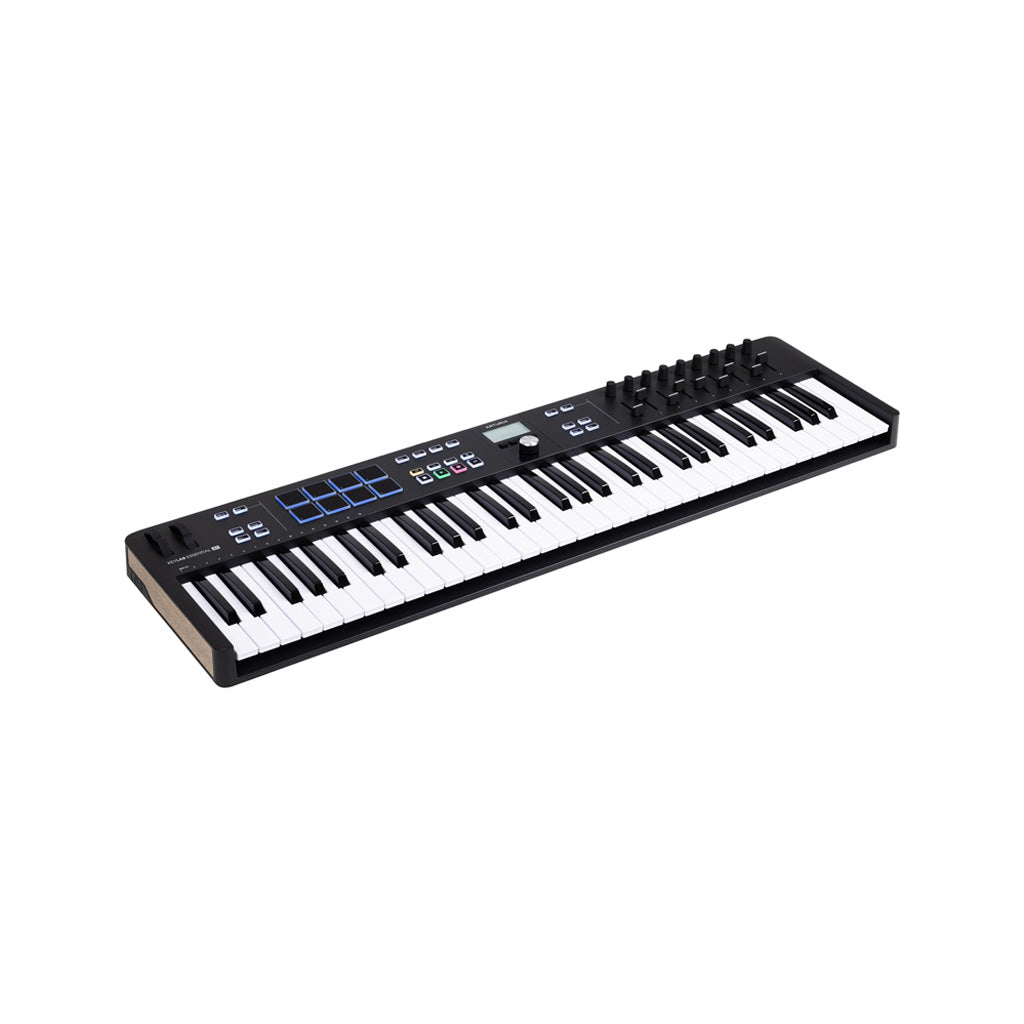Arturia KeyLab Essential 61 MK3 Keyboard Controller, Black – Swee