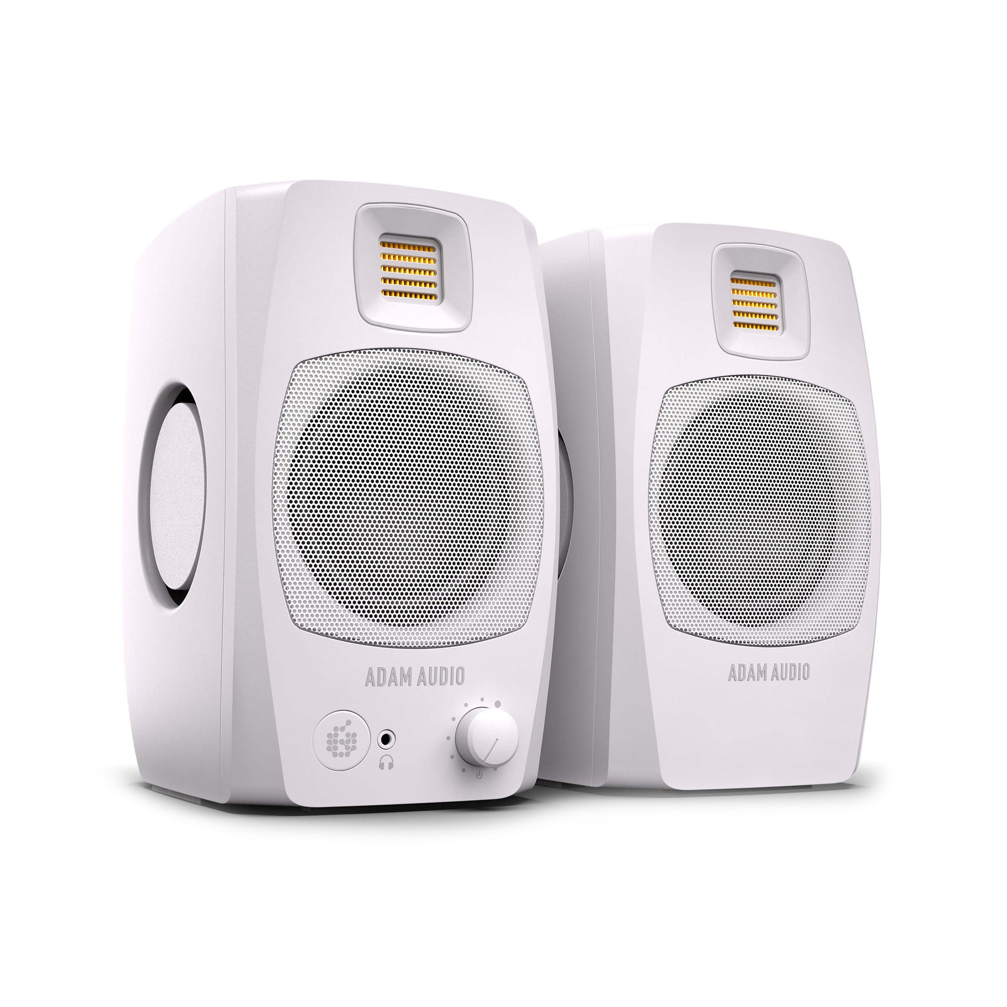 ADAM Audio D3V 3.5-inch Active Desktop Monitor Pair, White – Swee