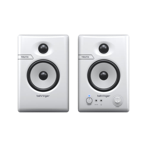 Behringer Truth 3.5-inch Powered Studio Monitor with Bluetooth, White, EU Plug