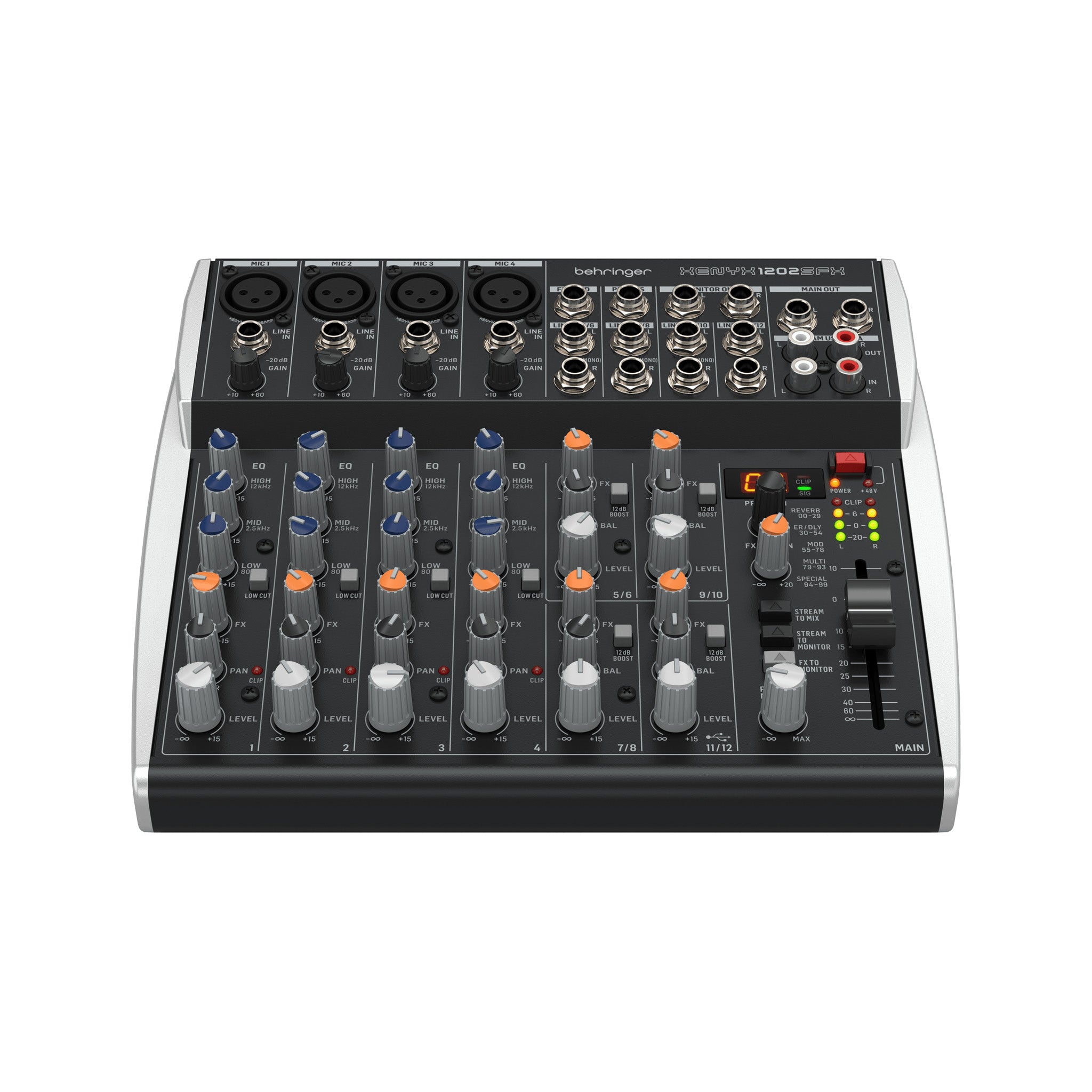 Behringer Xenyx 1202 SFX 12-Channel Mixer w/ USB – Swee Lee Malaysia