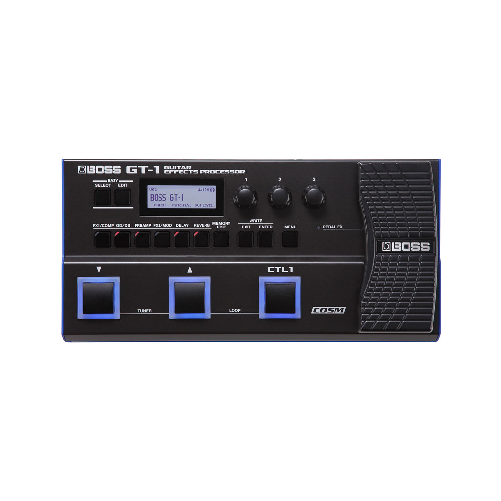 BOSS GT-1 Guitar Effects+教科書 1回の試奏のみ BOSS GT-1 Guitar Multi-Effects Pedal (GT-1) – Swee Lee Malaysia